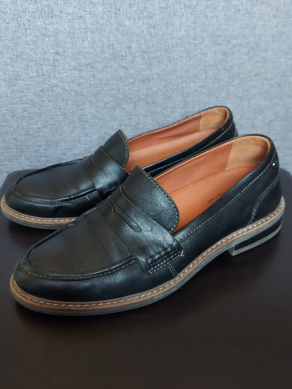 Pikolinos Aldaya Black Leather Penny Loafers Women 40 (9.5) Elevated Basics